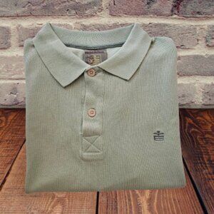 MACHINE QUALITY AUTHENTIC CLOTHING MEN SHORT SLEEVE POLO SHIRT - SIZE MEDIUM